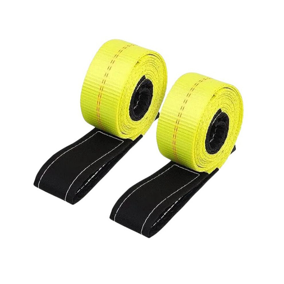 Lift Sling Straps,Heavy Duty Lift Sling Lifting Straps Nylon Tree Saver Recovery Strap Web Sling Winch Strap 2-Pack 4712825635249