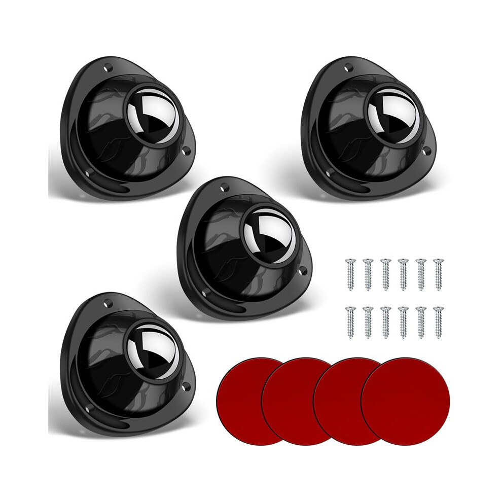 Furniture Small Rubber Feet-Swivel Casters For Electrical Appliances Mop Buckets Table Legs Flower Pots 4Pcs 4713556512663