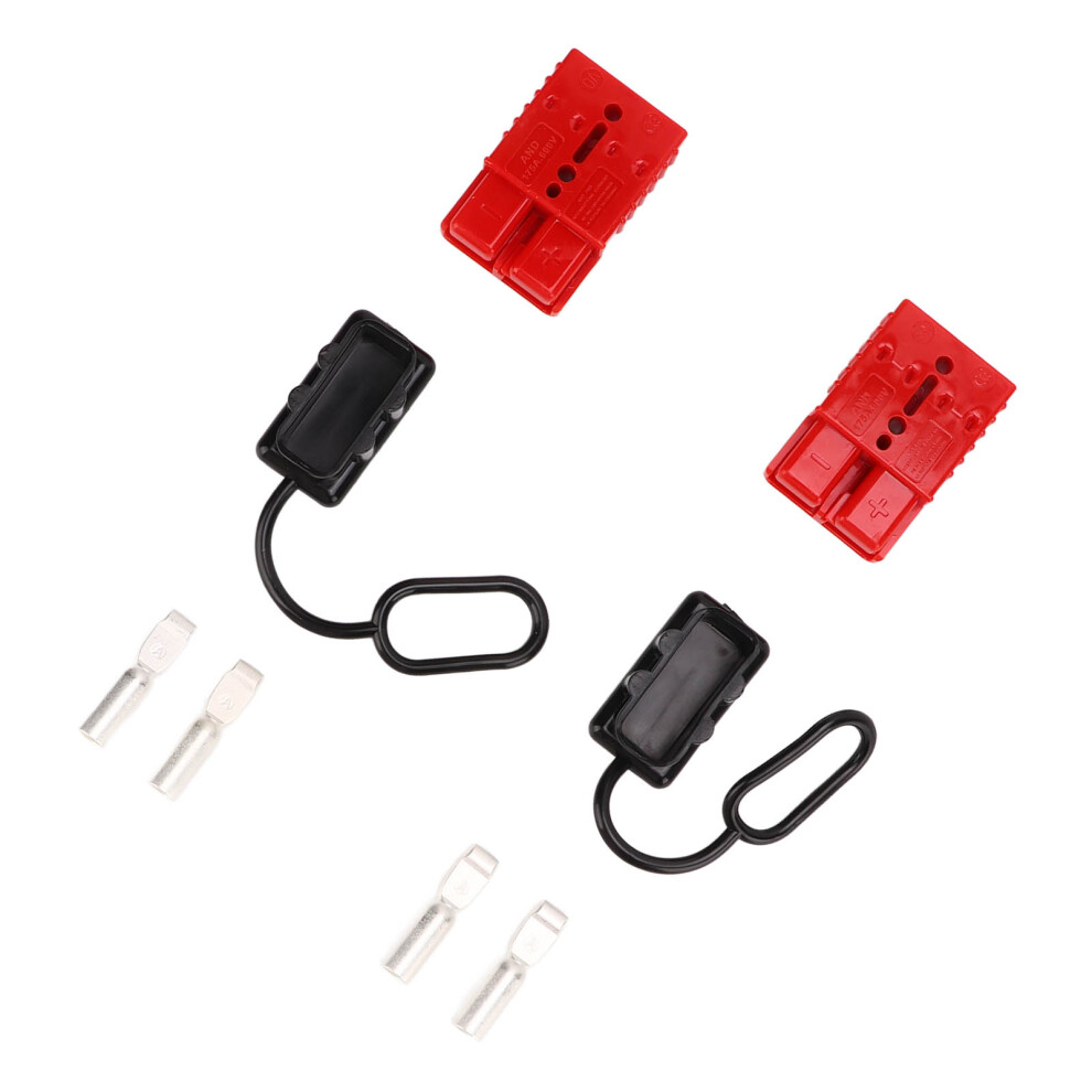 2 Set 1/0 Awg 600V 175A Battery Quick Connect Plug Kit Red 3051374463974