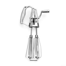 Manual Egg Beater Stainless Steel Hand Crank Mixer with Adjustable Speed for Baking and Whipping