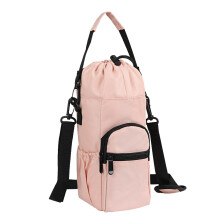 Water Bottle Shoulder Bag, Insulated Sleeve for Cycling, Hiking, Contrast Color Ref: 8168