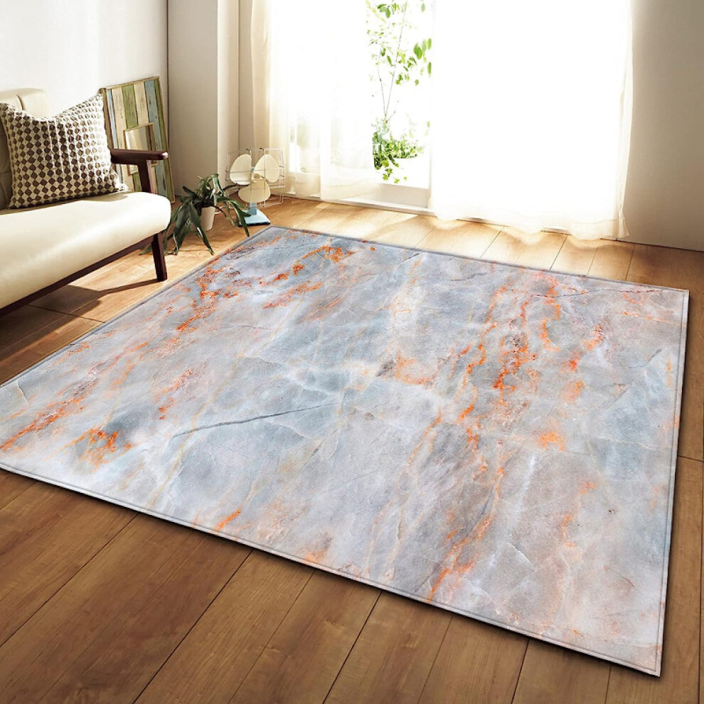 Kids Rug 3D Marble Texture Rug Childrens Bedroom Rug Area Carpet For Kids Room Nursery Or Playroom Carpets 80 X 160 Cm