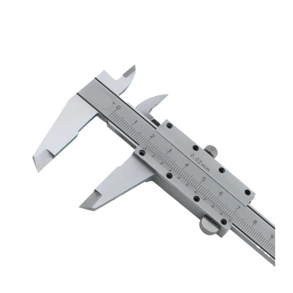 Vernier Caliper, Vernier Caliper Hardened Steel 150Mm 200Mm X 0.02Mm With Fine Adjustment Ref: 1747 9382693938305