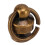 200 Sets Copper Monk Rivet with Pull Rings 8mm High Gloss Leather Accessories 5