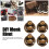 200 Sets Copper Monk Rivet with Pull Rings 8mm High Gloss Leather Accessories 6