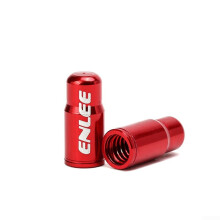 Bicycle Tire Valve Cap Aluminum Red 2Pack Road Inner Tube AV Compatible Valve Cover