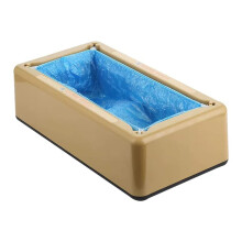 Shoe Cover Machine Pedal Operated, Disposable Foot Cover, Intelligent Home Office Unit, Gold Color, 100 Pcs Pack