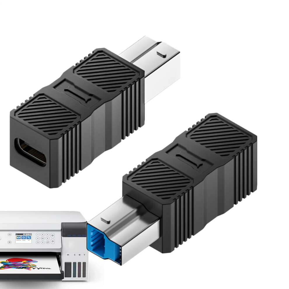 Usb Printer Adapter Usbc Female To Usbb Male 3.0 Converter Cable For Computer, Laptop, Scanner, Hard Drive 9347817349382