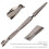 Nagelhaut-Pusher - Doppelseitig Ruthenium-Schwarz 7