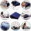 Triangular Inflatable Cushion Flocking Texture Multifunctional Posture Support Sofa Pillow Bedding 2
