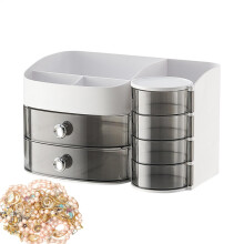 Makeup Storage Organizer Box  Multifunctional Skin Care Countertop With Drawer