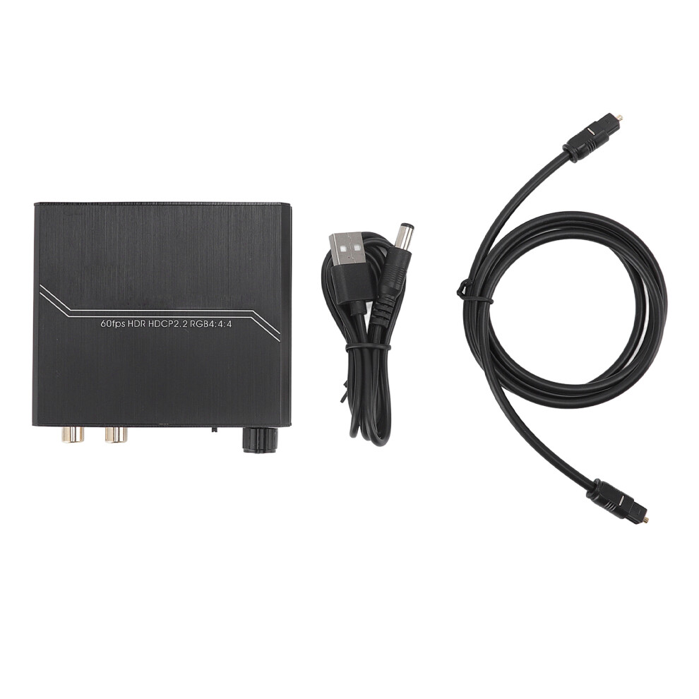 Hdmi Audio Converter Edid Auto Management Optical Spdif Volume Control Hdmi Extractor With High Resolution Low Power Consumption Wide Compatibility 9773935466333