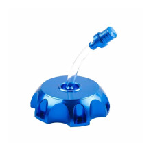 Universal CNC Aluminum Motorcycle Gas Cap with LeakProof Seal for Dirt Pit Bike Blue 70cc150cc