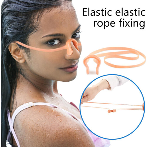 Silicone Swimming Nose Clip  Adjustable Strap For Training Water Play Ref: 4519 2