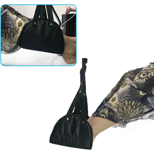 Multiple Use Foot Adjustment Height Strap Small Folding Foot Hammock Simple Installation for Travel Office Adjustment Strap Rest Ref: 6541 1