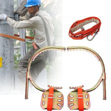 NonSlip Stainless Steel Tree Climbing Spikes for Electricians Outdoor Enthusiasts, Durable Gear for Climbing Maintenance 250Model Color Ref: 1503
