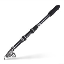 Outdoor Carbon Fishing Rod 1.8M/3.0M Model 210 Stainless Steel Guides Durable Carbon Fiber Construction