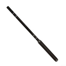 Ultralight Fishing Rod 27cm Compact Carbon Fiber Design For Effective Stream Fishing 2.4m+1.2 Knots Black