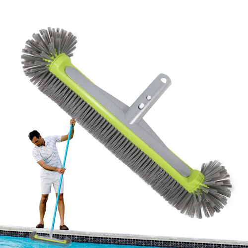 Heavy Duty Pool Scrub Brushes  Corner And Step Cleaning Tools  Versatile Pool Tile Scrubbers Ref: 7259