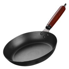 Nonstick Frying Pan Flat Bottom Skillet Wok Style Versatile Kitchen Pan For Pancakes And Steaks Easy Clean Surface