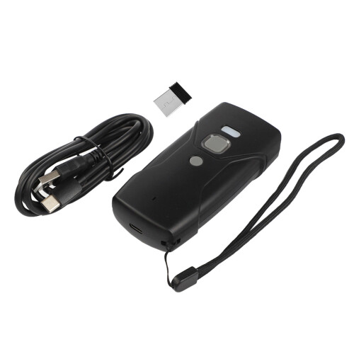 Portable Barcode Scanner Wired+BT+2.4G 1D/QR Code Fast & Compact 1