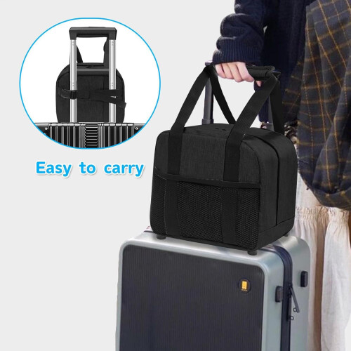 Bowling Bag  Large Single Ball Tote with Side Pockets for Travel 1