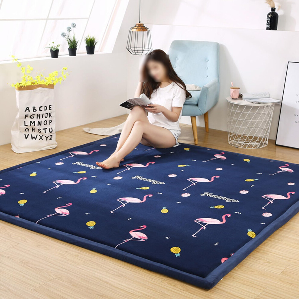 Large Area Rug For Kids Baby Toddler, AntiSlip Soft Thick Plush Crawling Mat, Living Room Play Mat, Yoga Exercise Pad