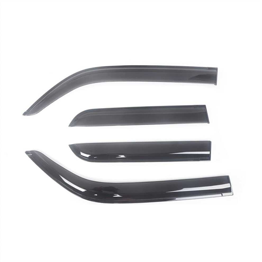 Window Visors For Jeep Cherokee 20142016 Smoke Rain Guards Noise Reduction Easy Installation Dark 9347817351651