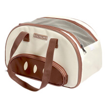 Pet Travel Carrier Bag Lightweight Handheld Shoulder Design WellVentilated 16.54x7.87x9.84 Small Pet Tote For Air Travel