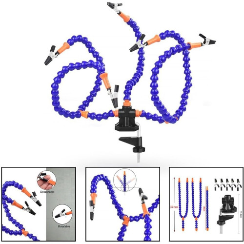 Hands Soldering Tool with Adjustable Arms for Improved Efficiency in Assembly Ref: 2463 2