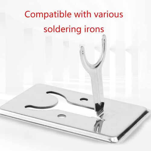 Y Type Soldering Iron Stand Metal Base Coil Holder 2