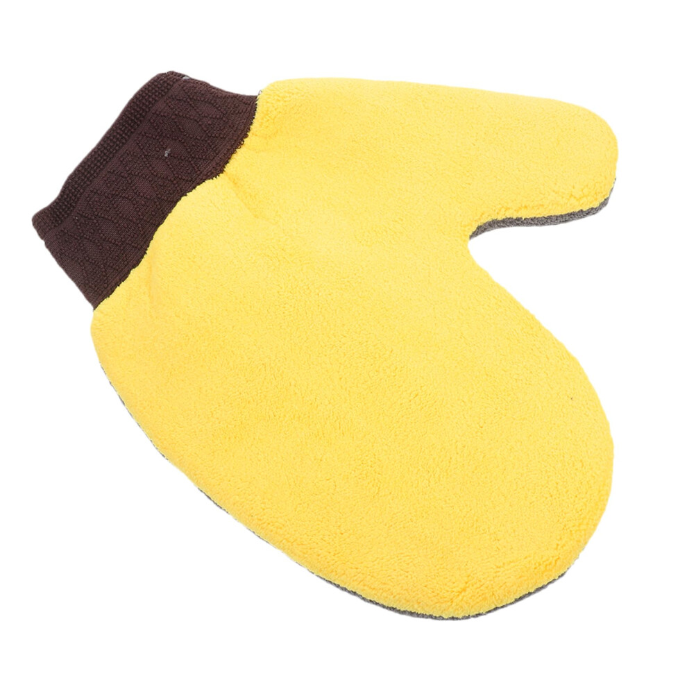 Car Washing Mitt Double Sided Microfiber Glove For Vehicle Body Cleaning Fleece Wash Mitt For Car And Household Use Scratch Cleaning Tool Ref: 3171 9347817247824