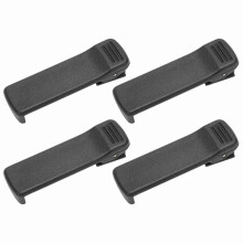 4 Stück Schwarze Kunststoff-Rundfunk-Gurteclips für XTS 3000, 3500, 5000 APX-Serie
