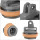 For Hand Pump Piston Replacement for 75 Type with Leather Seal Gasket, Constructed from Cast Iron Material Ref: 9365 5