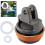 For Hand Pump Piston Replacement for 75 Type with Leather Seal Gasket, Constructed from Cast Iron Material Ref: 9365 2
