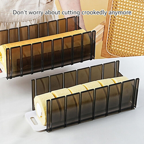 Cake Roll Cutter 3 cm Consistent Dessert Slicing and Layering Tool Convenient Cake Cutting Tool Cake Roll Slicer 1