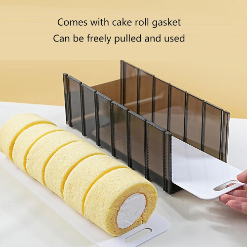 Cake Roll Cutter 3 cm Consistent Dessert Slicing and Layering Tool Convenient Cake Cutting Tool Cake Roll Slicer 2