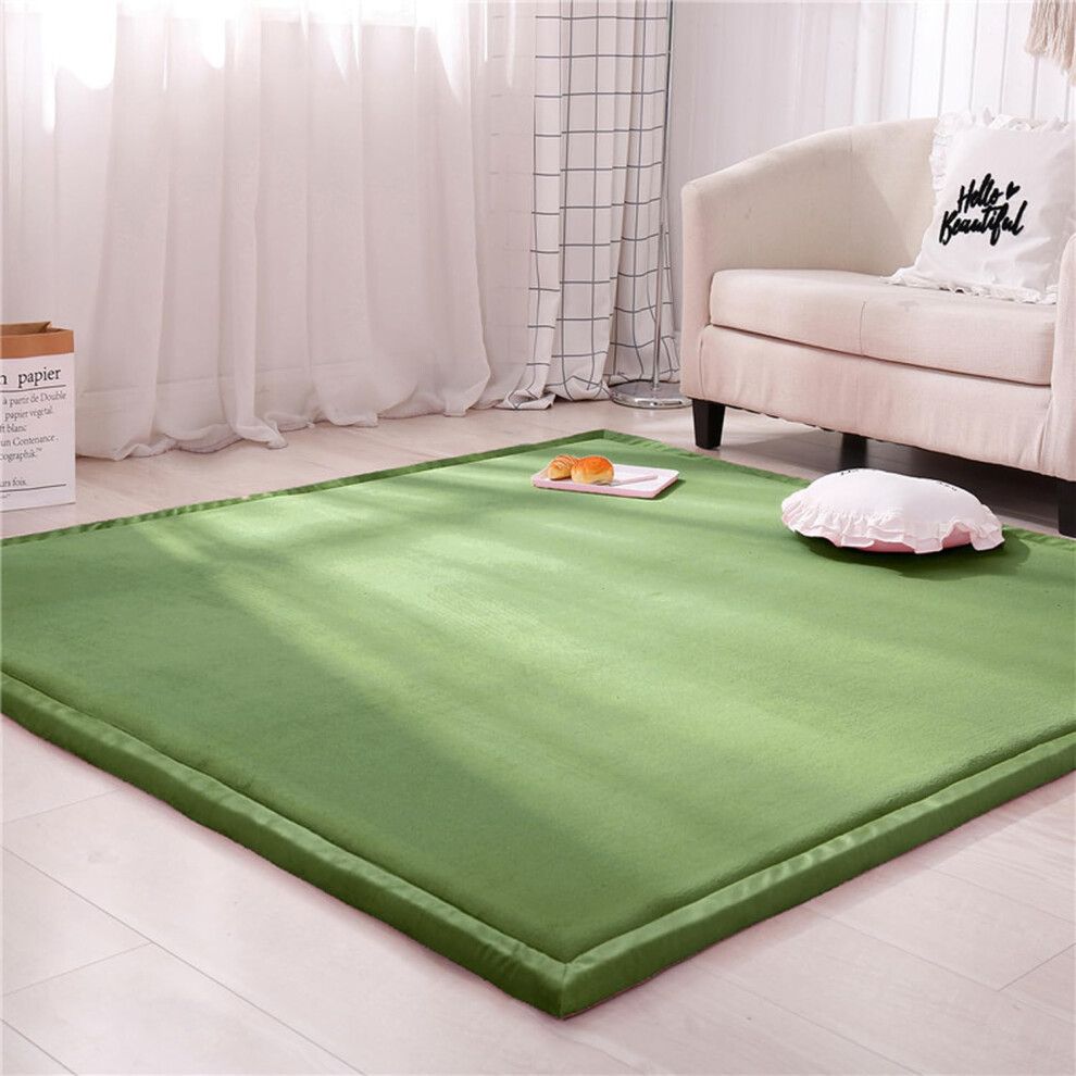 Soft Play Mat For Kids, Large Velvet Crawling Rug, Baby Toddler Playroom Floor Carpet, Living Room Carpet