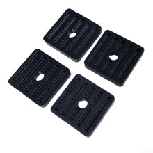 Shock Absorbing Rubber Pads 4 Pcs With Screws For Air Conditioning Units And Equipment Anti Slip Stable Mounting