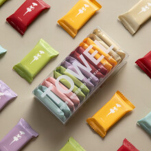 Compressed Towel Mini Disposable Washcloth Wet and Dry, 24 Pcs