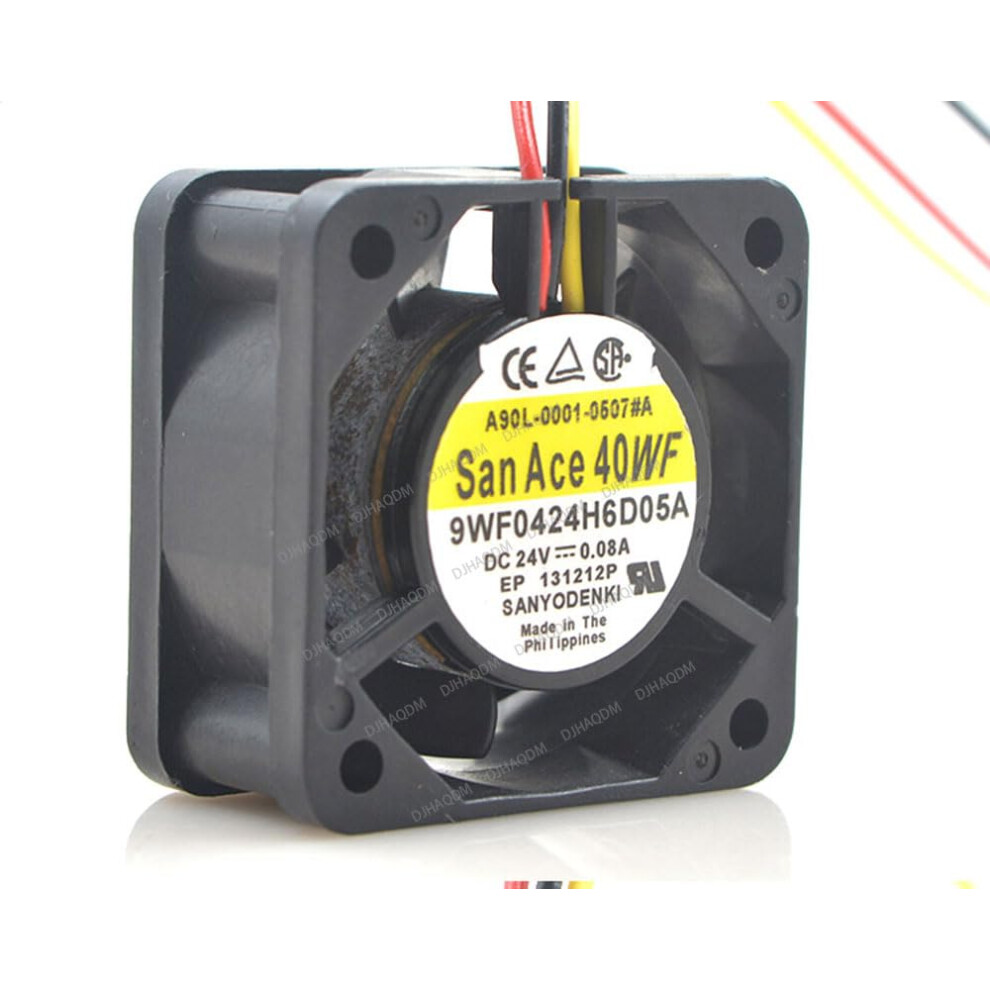 40Wf 24V 0.08A 4020 3Wire Cooling Fan, Performance Low Noise 40Mm Dc Fan 9347817353143