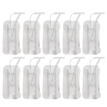 Skin Friendly Electrode Pads For Tens Units Reusable Self Adhesive Universal Fit Low Resistance Conductive Gel Pads Soft Comfortable Lead Wire