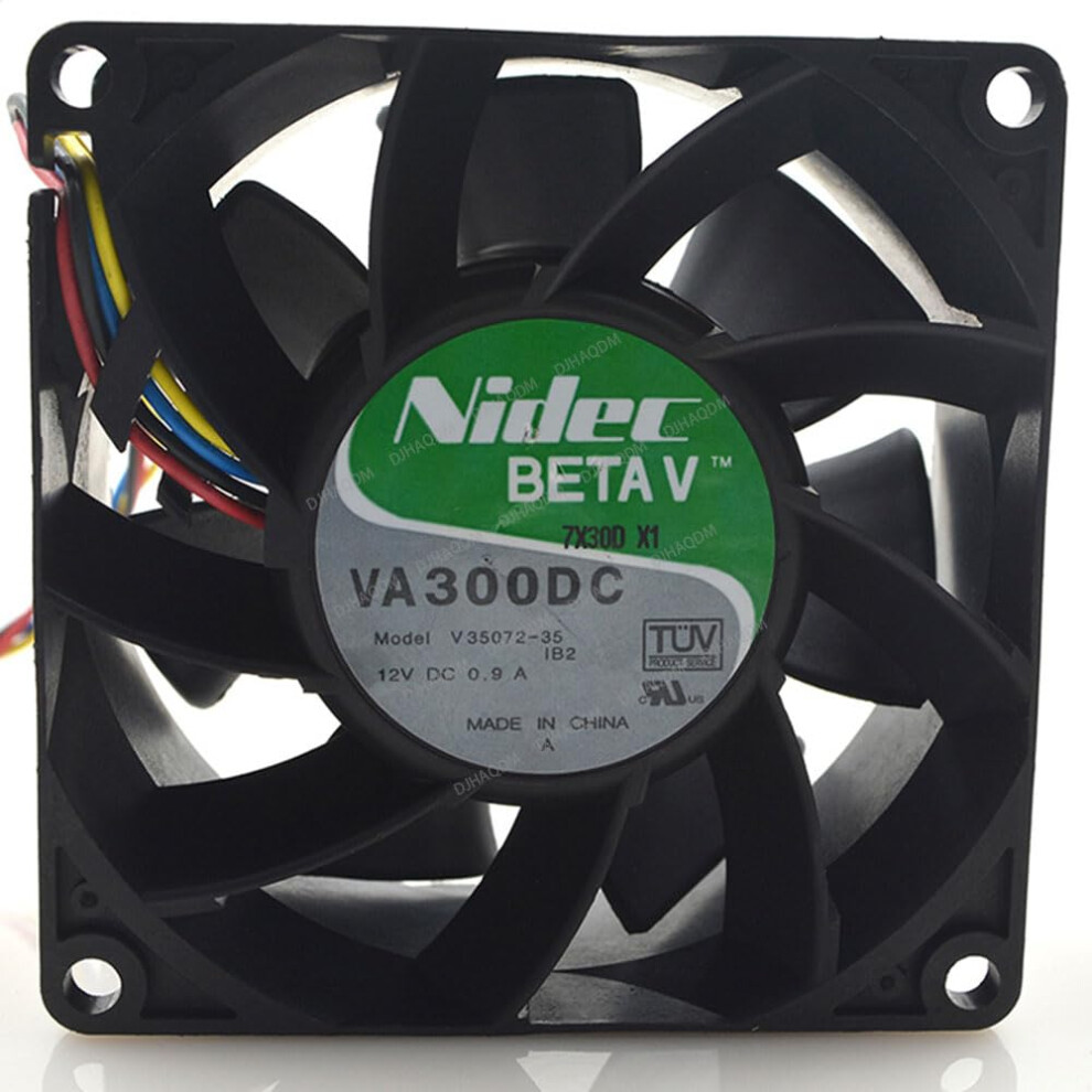 Va300dc 12V 0.9A 80Mm 4Wire Cooling Fan Speed Low Noise With 9426802722697
