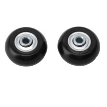 Koffer Rollen mit drehbaren Gummirädern, 2 Stück Ersatzset, 43 mm x 18 mm