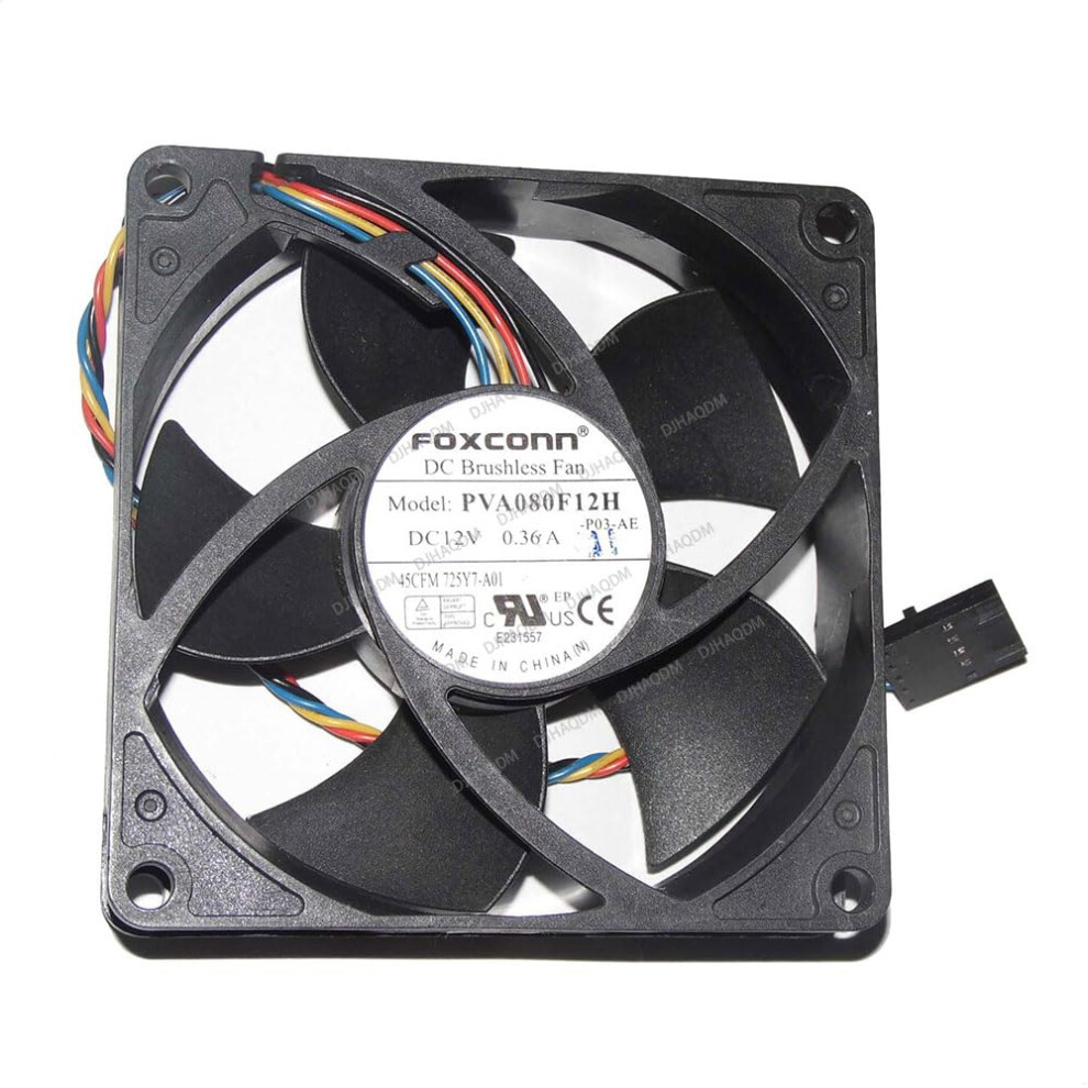 Pva080f12h 80Mm 12V 4Wire Computer Cooling Fan Performance Low Noise For Foxconn 9426802722710
