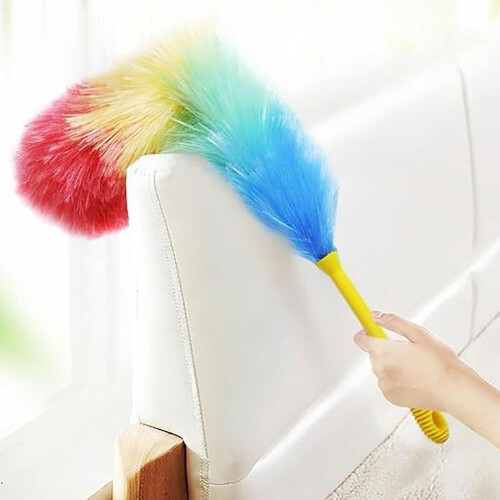 Microfiber Duster with Extension Pole Bendable Head 26.3 to 53.9 Inches(A) Ref: 1191 1
