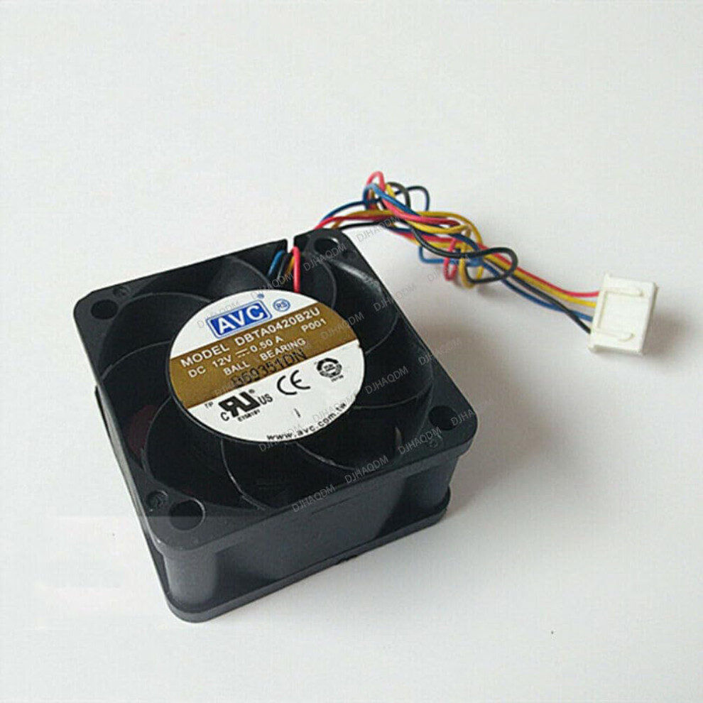 40Mm 12V 4Wire Cooling Fan Replacement For Avc Dbta0420b2u Low Noise Performance 9382693060358