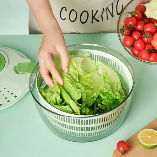 Salad Spinner  Lettuce Spinner, Vegetable Washing Basket, 4L Fruit Drainer Ref: 6059 2