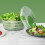 Salad Spinner  Lettuce Spinner, Vegetable Washing Basket, 4L Fruit Drainer Ref: 6059 4