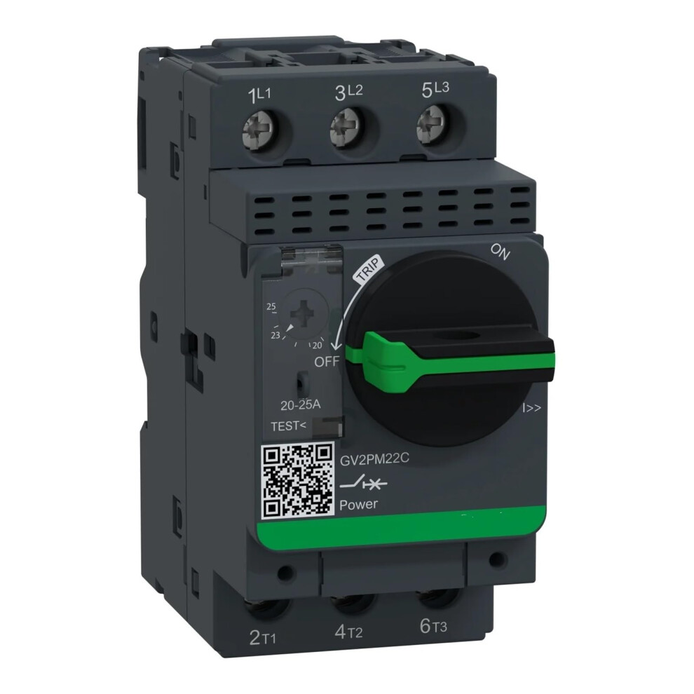 Motor Circuit Breaker 2025A With Rotary Knob, Adjustable Current Range And Overload Protection 9347817353761